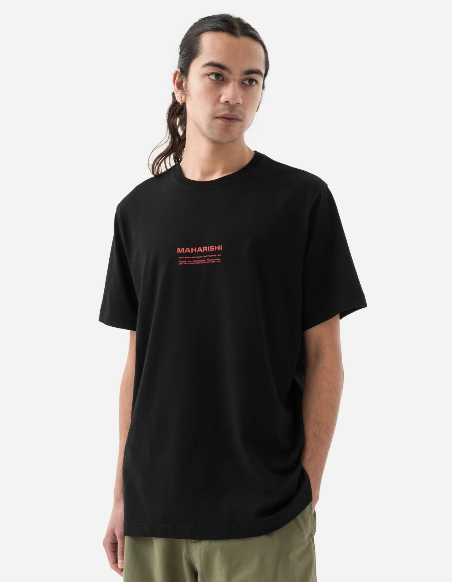 Maharishi 1306 30th Anniversary Aum T-Shirt Black 2 Maharishi 1306 30th Anniversary Aum T-Shirt Black - Image 2