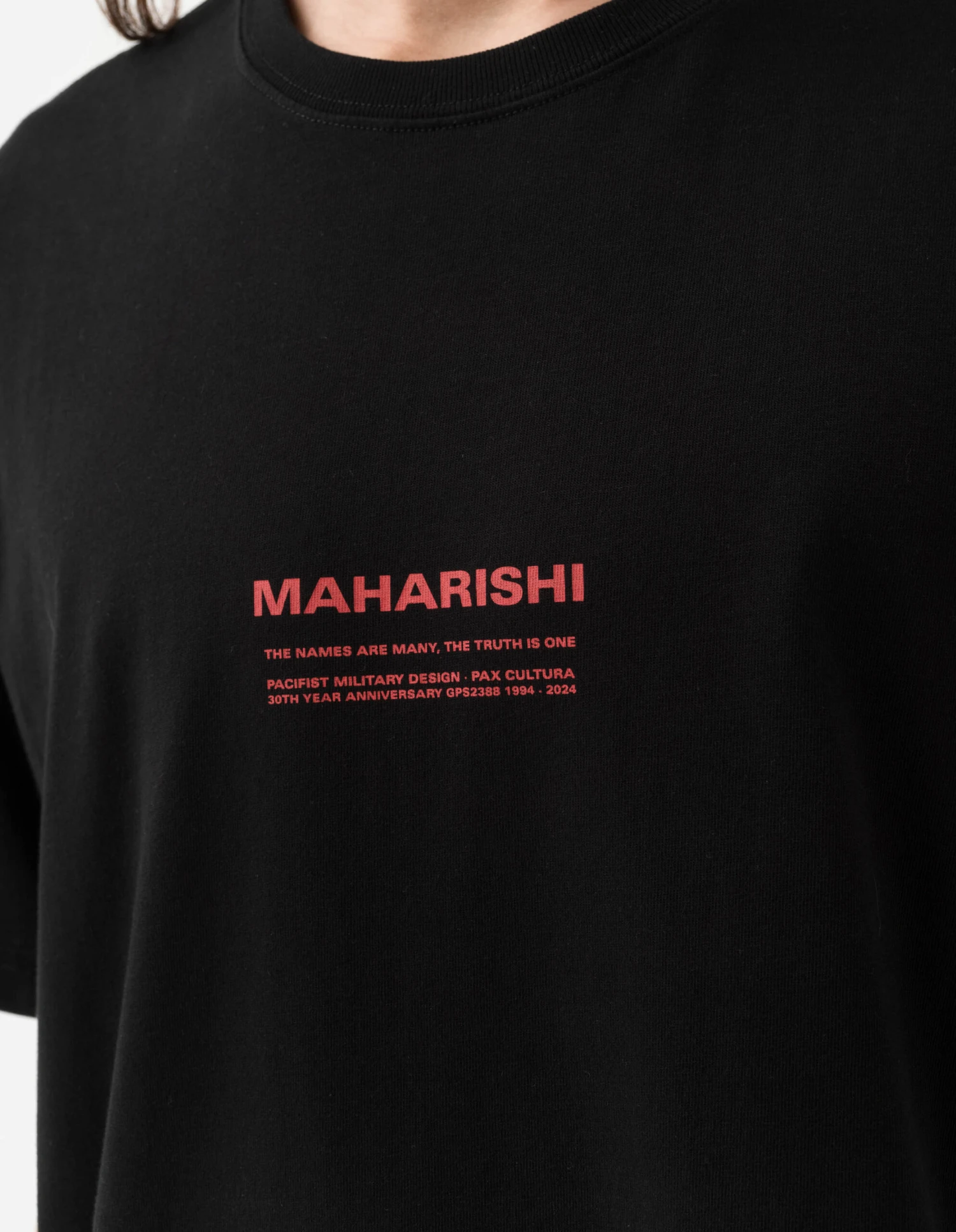 Maharishi 1306 30th Anniversary Aum T-Shirt Black 4 Maharishi 1306 30th Anniversary Aum T-Shirt Black - Image 4