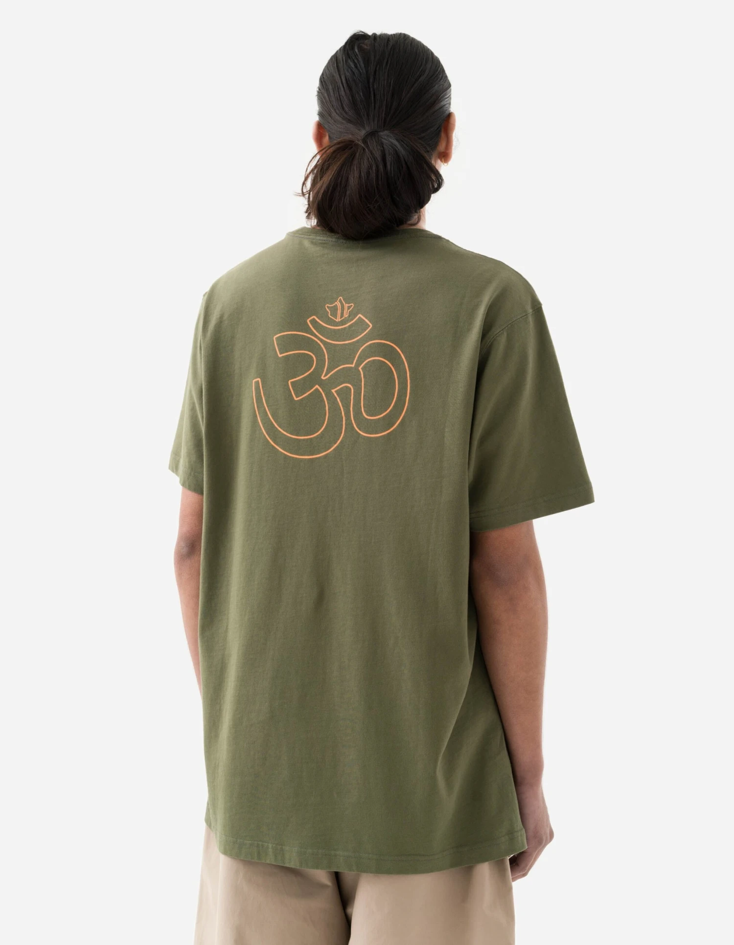 Maharishi 1306 30th Anniversary Aum T-Shirt Olive 3 Maharishi 1306 30th Anniversary Aum T-Shirt Olive - Image 3