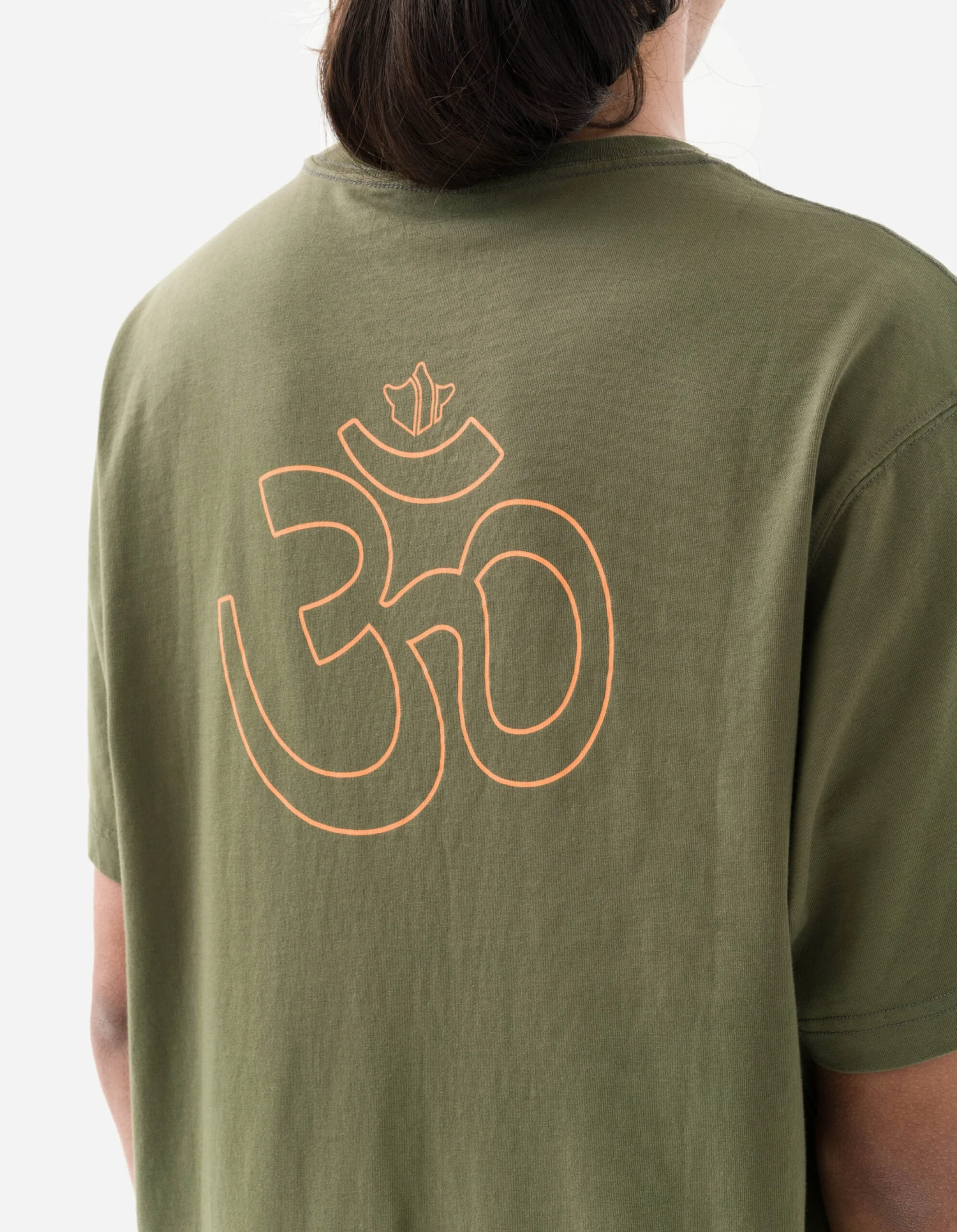 Maharishi 1306 30th Anniversary Aum T-Shirt Olive 5 Maharishi 1306 30th Anniversary Aum T-Shirt Olive - Image 5