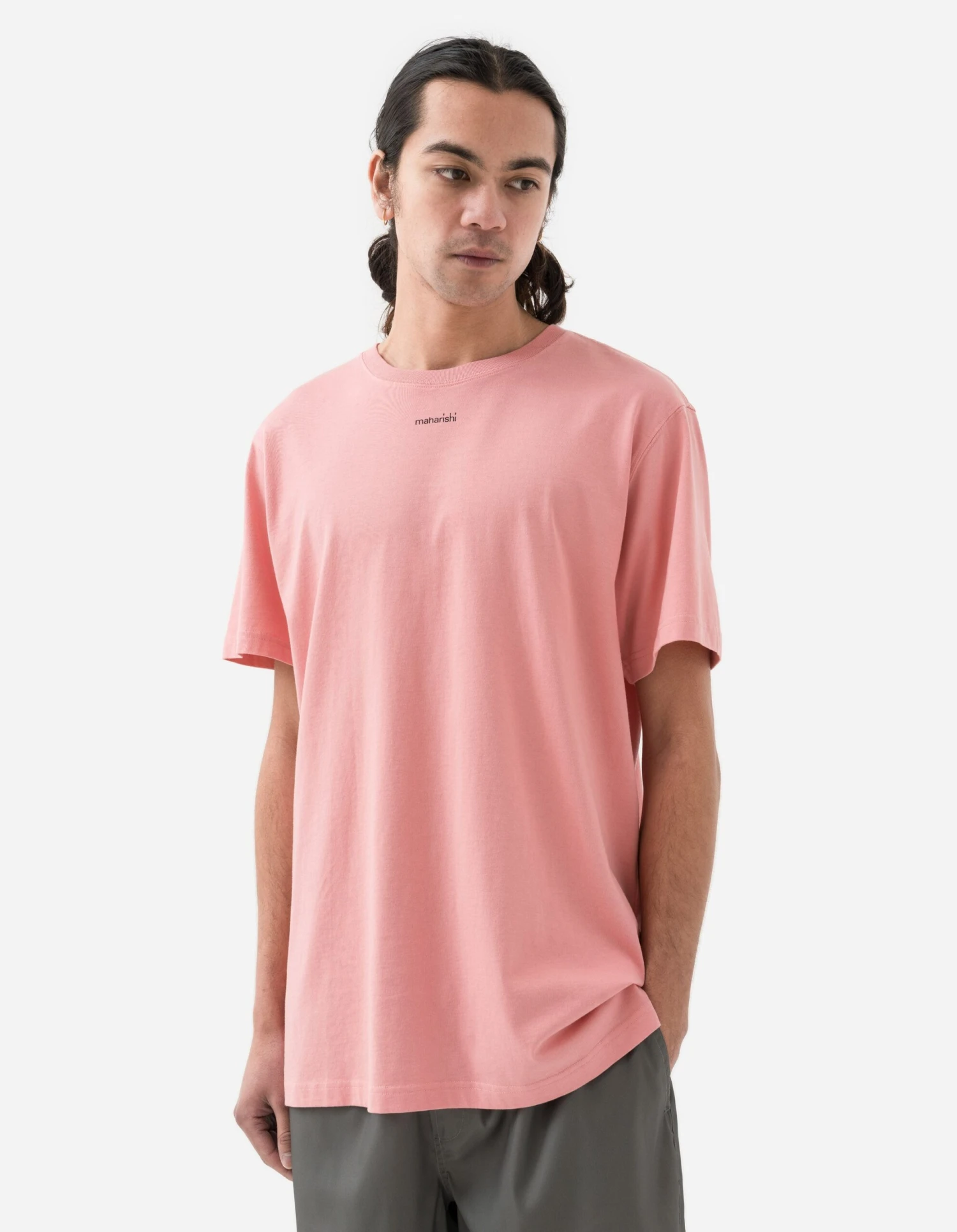 1307 Micro Maharishi T-Shirt Flag Pink 2 1307 Micro Maharishi T-Shirt Flag Pink - Image 2