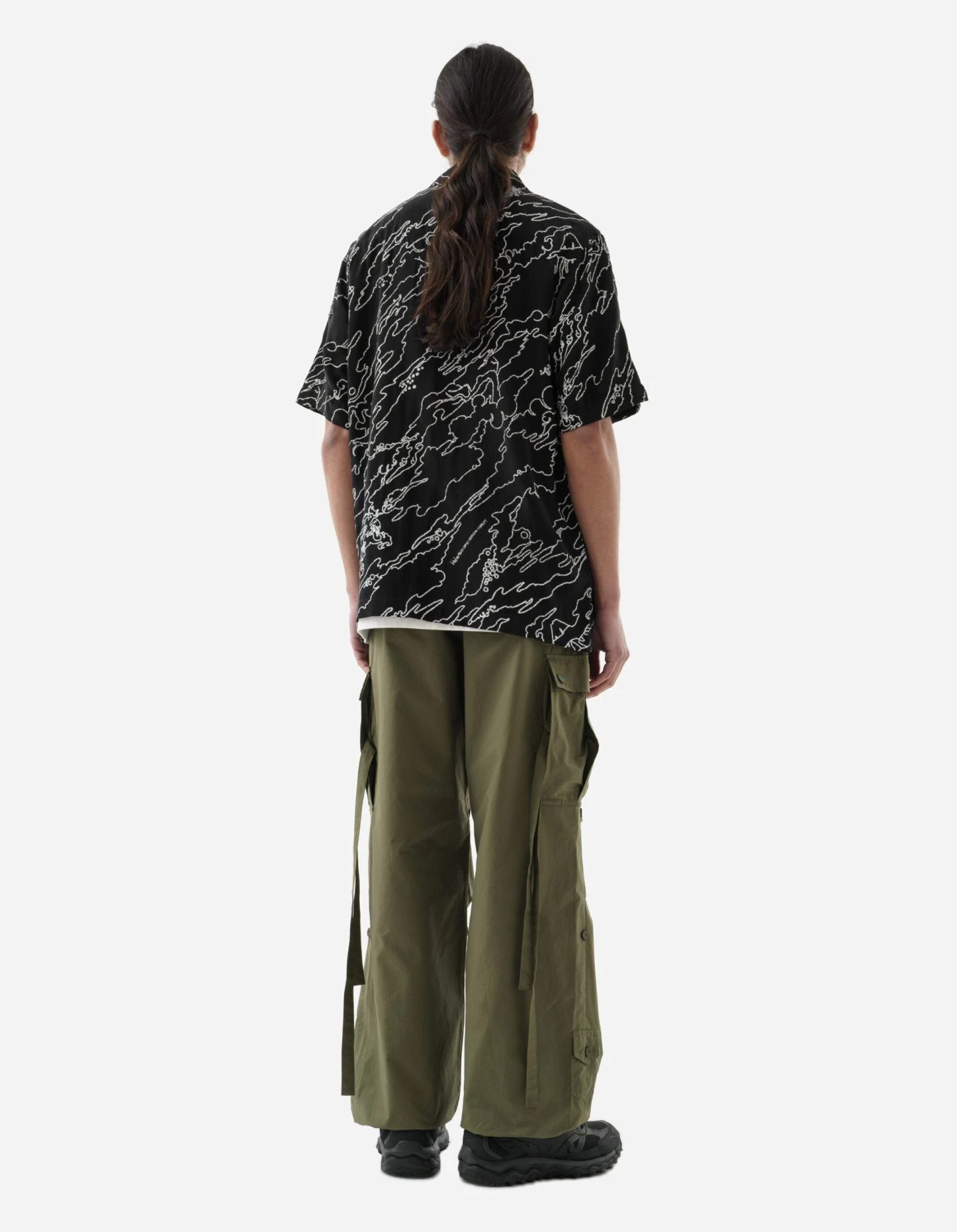 Maharishi 1312 Maha Basquiat Camo Shirt Black 3 Maharishi 1312 Maha Basquiat Camo Shirt Black - Image 3