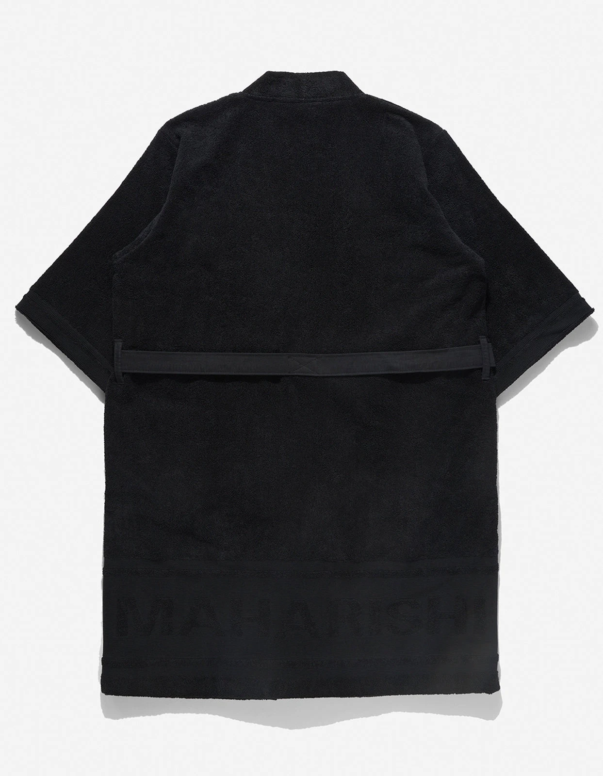 Maharishi 9872 Kimono Robe · Organic Cotton 700 Black 4 Maharishi 9872 Kimono Robe · Organic Cotton 700 Black - Image 4