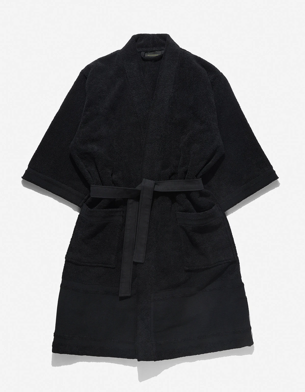 Maharishi 9872 Kimono Robe · Organic Cotton 700 Black 1 Maharishi 9872 Kimono Robe · Organic Cotton 700 Black