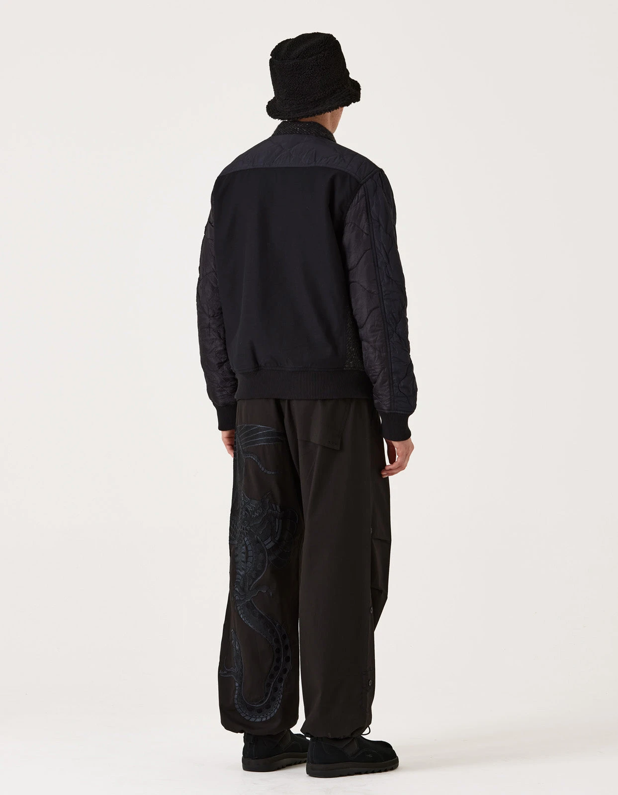 Maharishi 4083 Upcycled A2 Flight Jacket Black 3 Maharishi 4083 Upcycled A2 Flight Jacket Black - Image 3