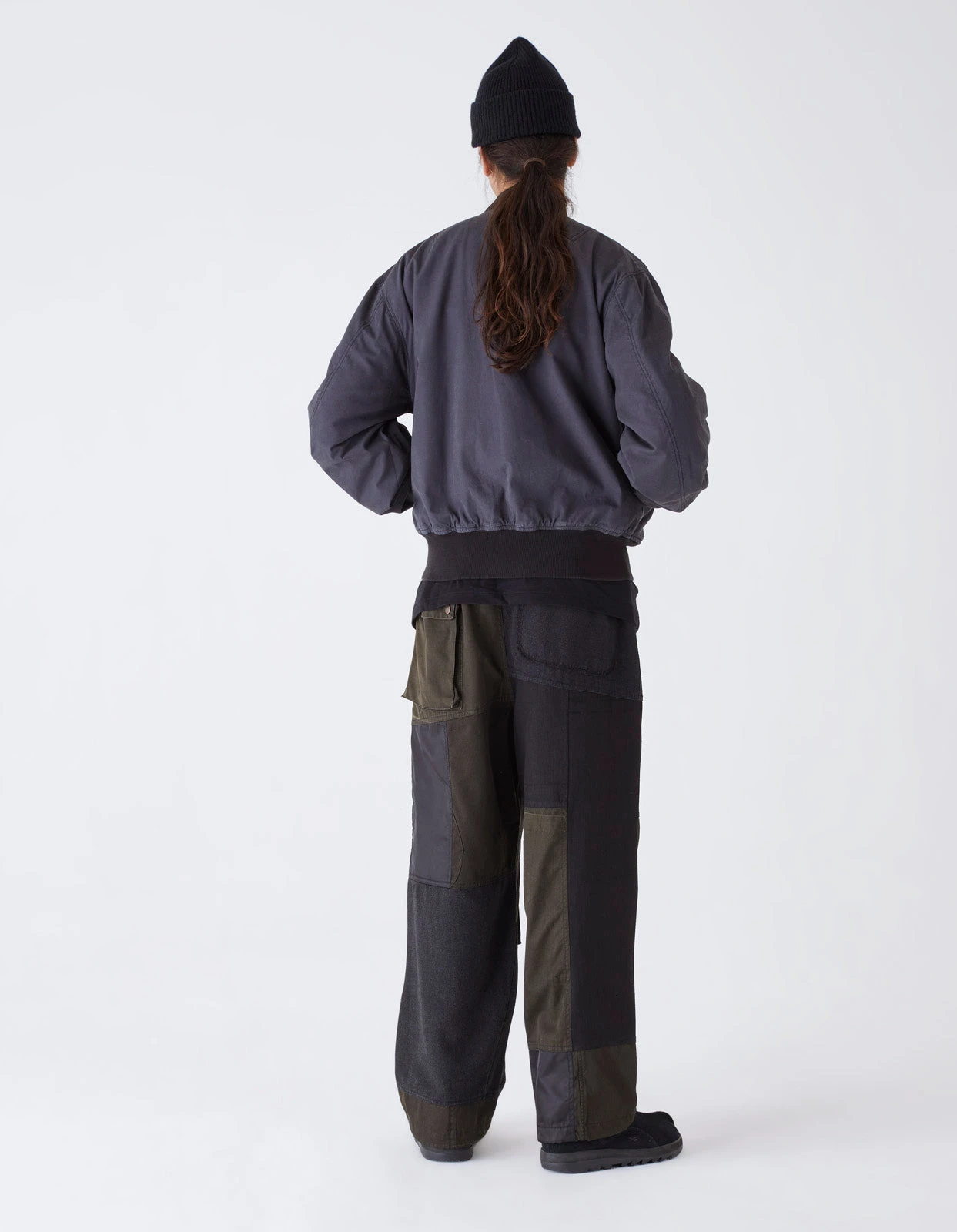 Maharishi 4277 Upcycled M65 Loose Cargo Pants Black O/D 8 Maharishi 4277 Upcycled M65 Loose Cargo Pants Black O/D - Image 8