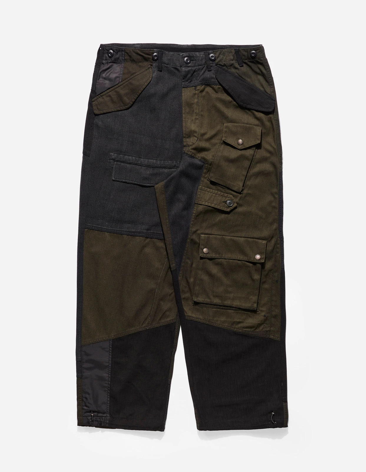 Maharishi 4277 Upcycled M65 Loose Cargo Pants Black O/D 1 Maharishi 4277 Upcycled M65 Loose Cargo Pants Black O/D