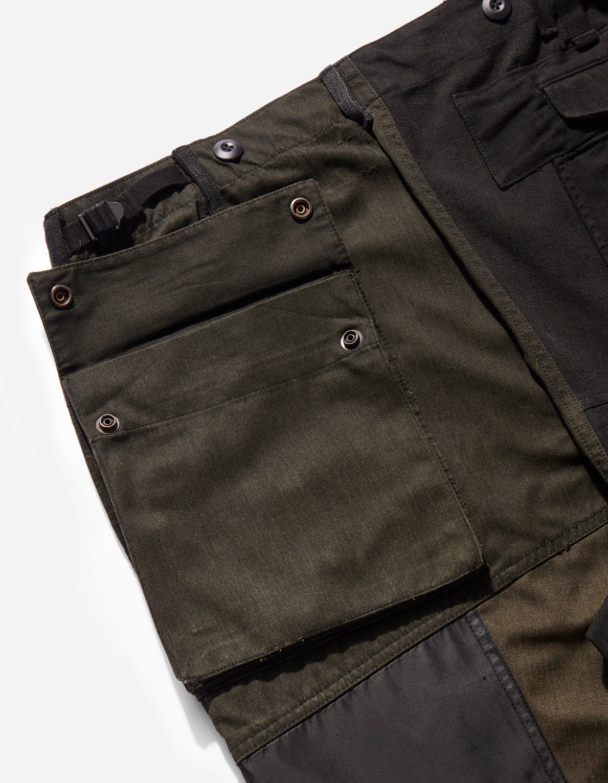 Maharishi 4277 Upcycled M65 Loose Cargo Pants Black O/D 14 Maharishi 4277 Upcycled M65 Loose Cargo Pants Black O/D - Image 14
