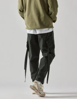 Maharishi 4514 Cargo Track Pants Black BLK-108F -Maharishi Shop 4514 black 80