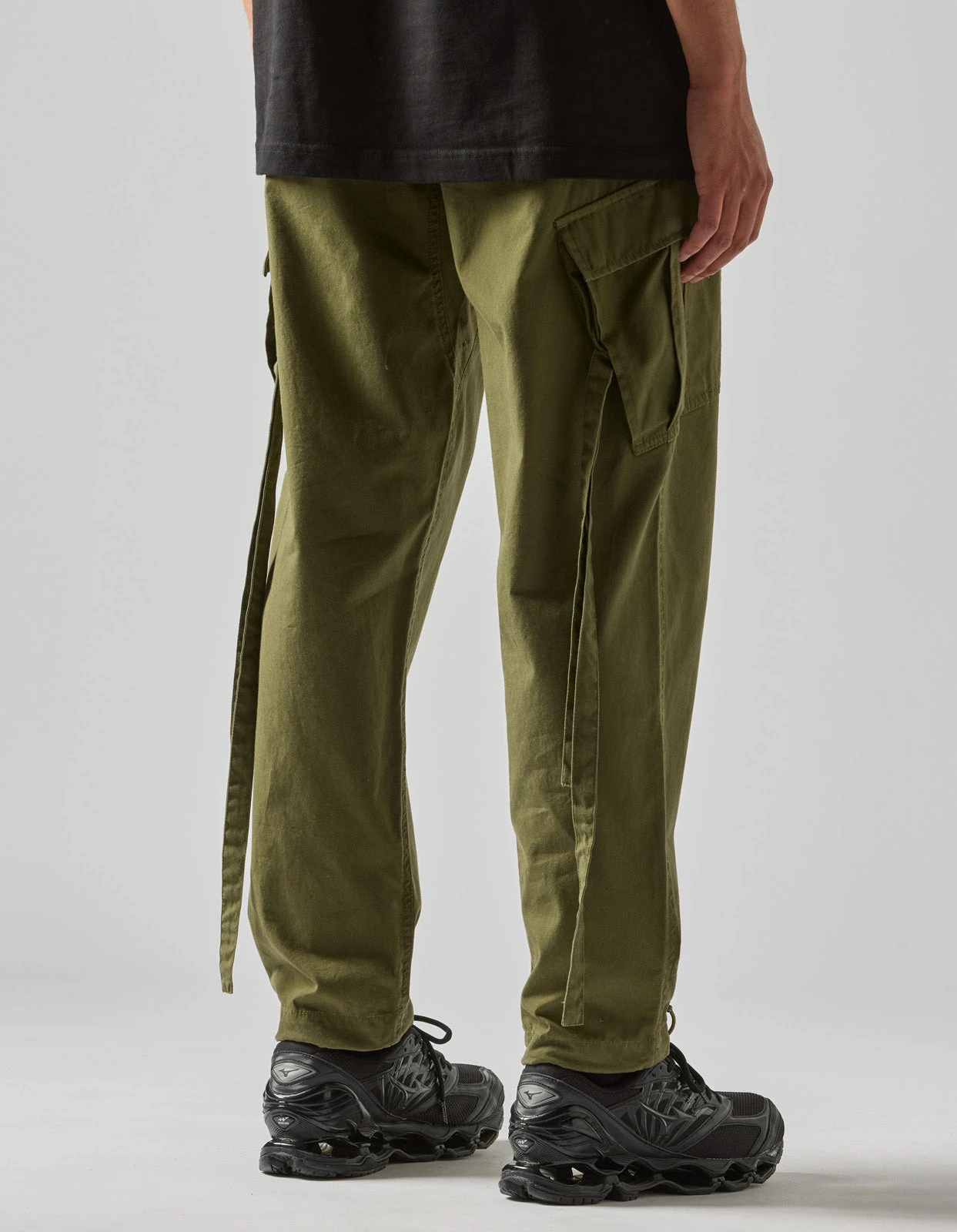Maharishi 4514 Cargo Track Pants Olive OG-107F 4 Maharishi 4514 Cargo Track Pants Olive OG-107F - Image 4