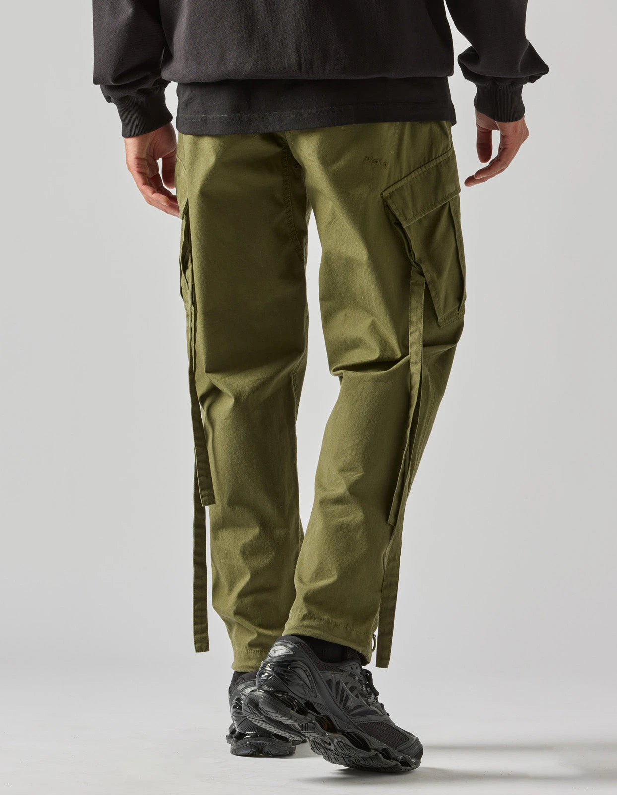 Maharishi 4514 Cargo Track Pants Olive OG-107F 5 Maharishi 4514 Cargo Track Pants Olive OG-107F - Image 5