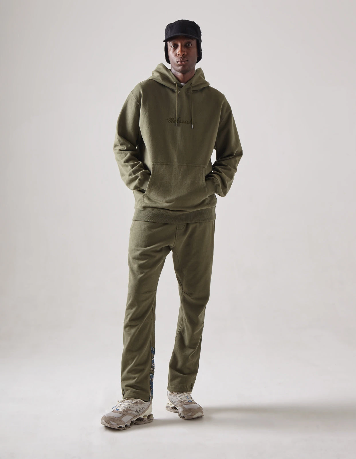 4622 Maharishi Organic Hooded Sweat Olive 3 4622 Maharishi Organic Hooded Sweat Olive - Image 3