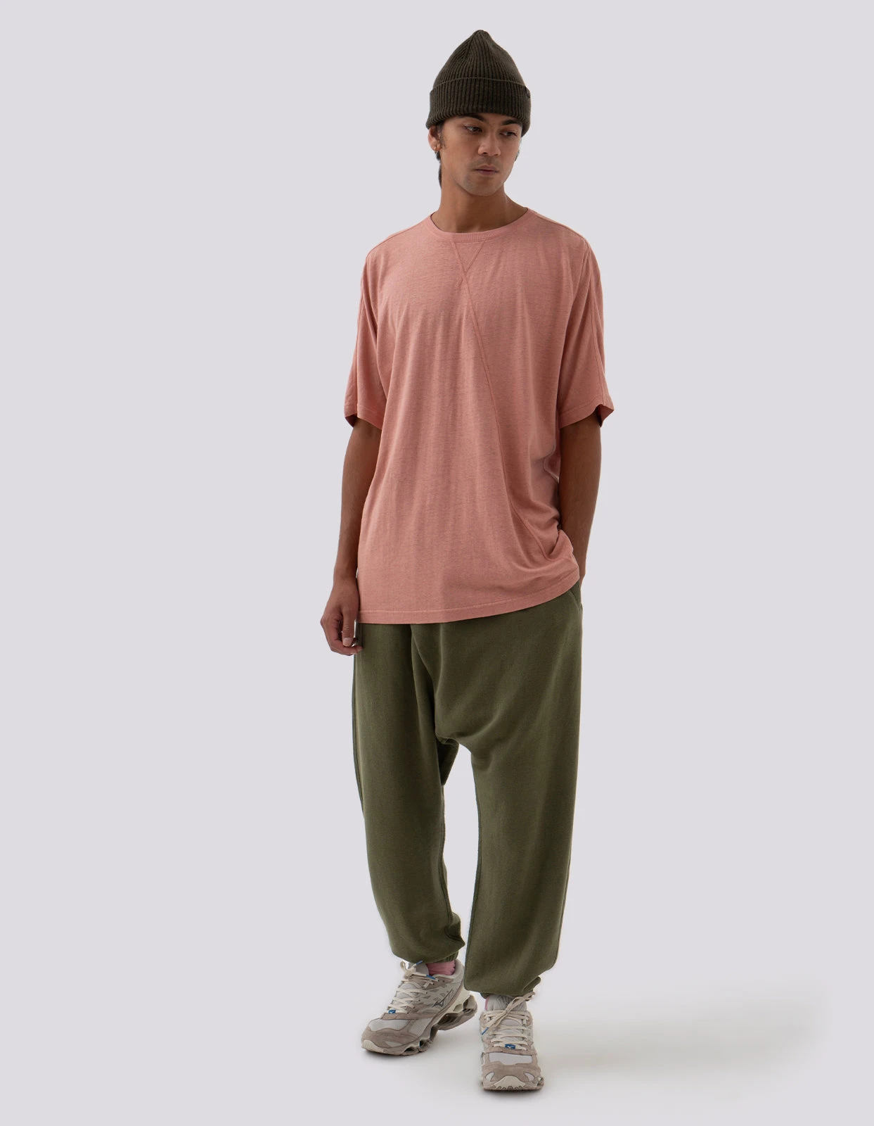 Maharishi 5003 Kesagiri Hemp Low Sweatpants Olive OG-107F 5 Maharishi 5003 Kesagiri Hemp Low Sweatpants Olive OG-107F - Image 5