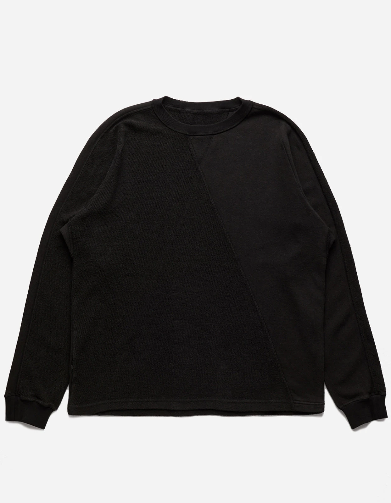 Maharishi 5001 Kesagiri Hemp Crew Sweat Black BLK-108F 1 Maharishi 5001 Kesagiri Hemp Crew Sweat Black BLK-108F