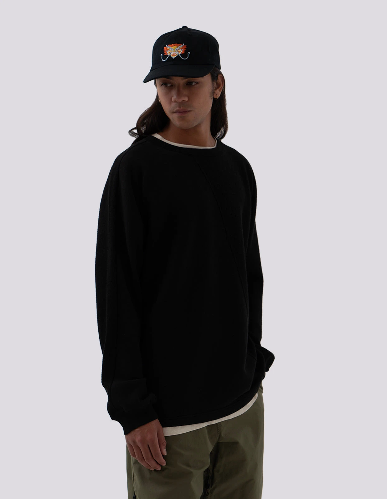 Maharishi 5001 Kesagiri Hemp Crew Sweat Black BLK-108F 4 Maharishi 5001 Kesagiri Hemp Crew Sweat Black BLK-108F - Image 4