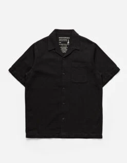 Maharishi 5005 Hemp Camp Collar Shirt Black
