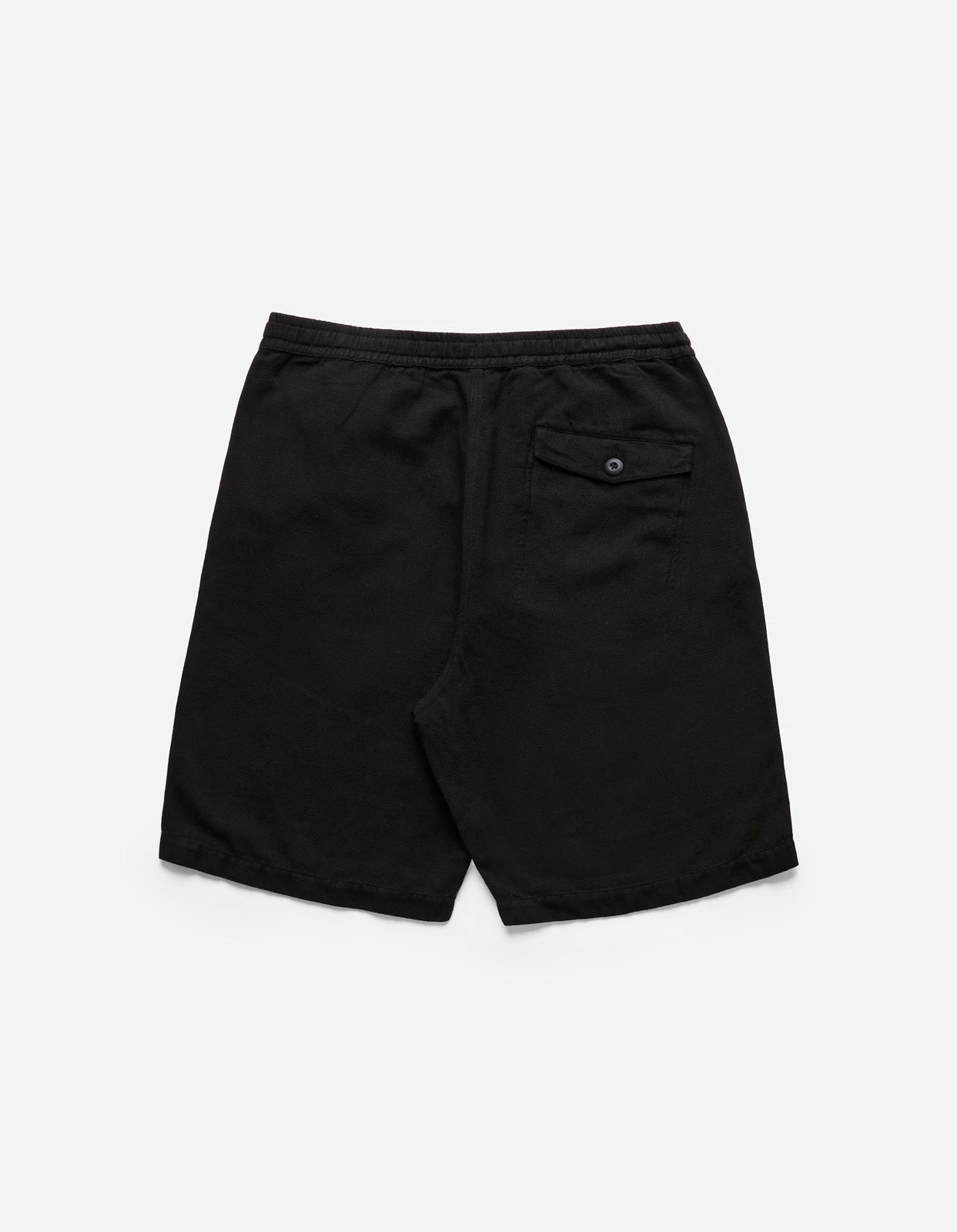 Maharishi 5007 Hemp Asym Loose Track Shorts Black 7 Maharishi 5007 Hemp Asym Loose Track Shorts Black - Image 7