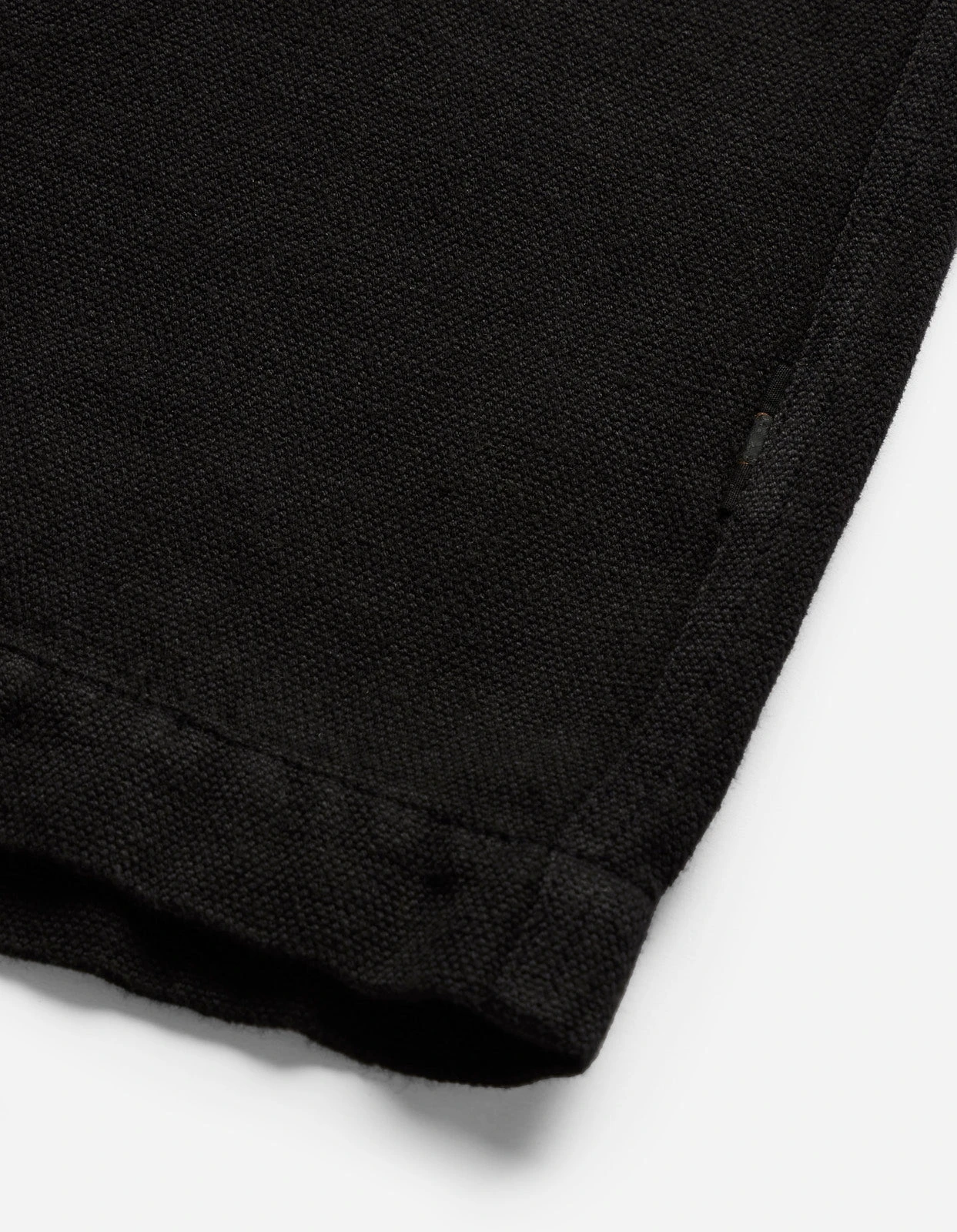 Maharishi 5007 Hemp Asym Loose Track Shorts Black 9 Maharishi 5007 Hemp Asym Loose Track Shorts Black - Image 9