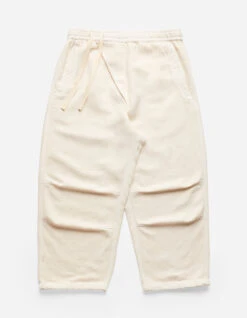 Maharishi 5008 Hemp Asym Cropped Track Pants Ecru