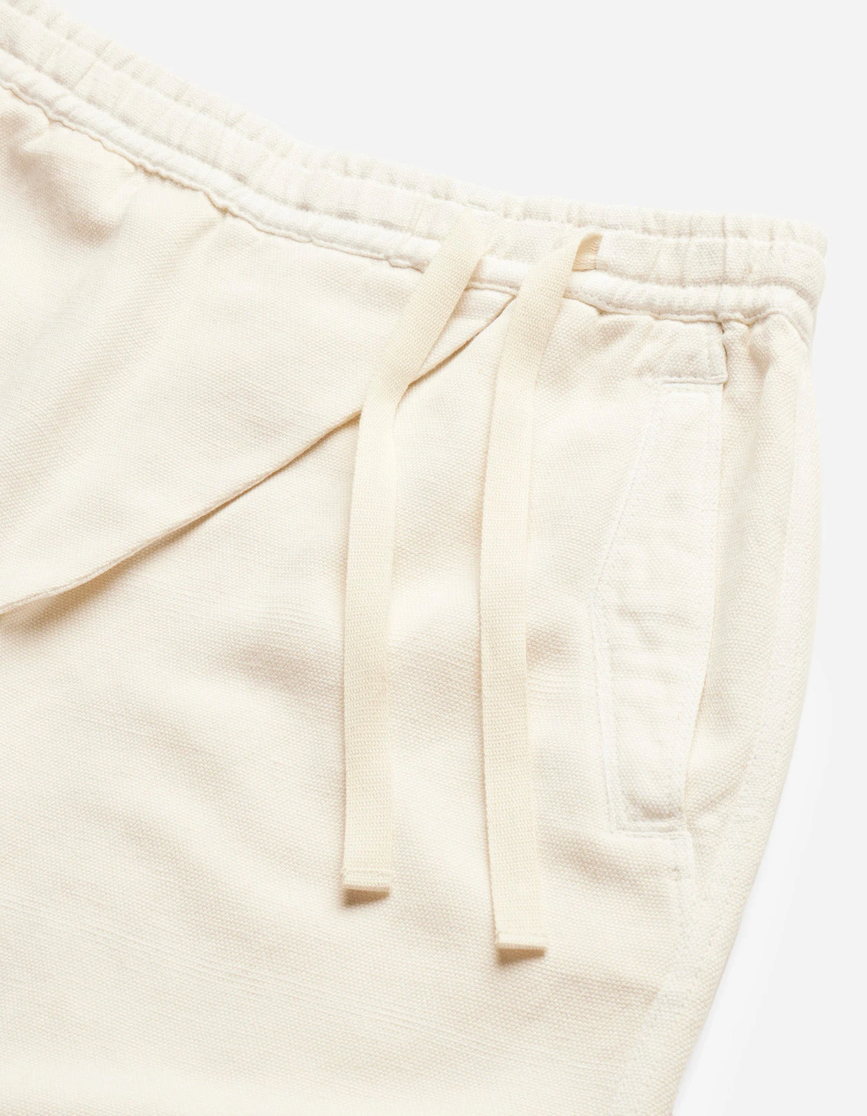 Maharishi 5008 Hemp Asym Cropped Track Pants Ecru 9 Maharishi 5008 Hemp Asym Cropped Track Pants Ecru - Image 9