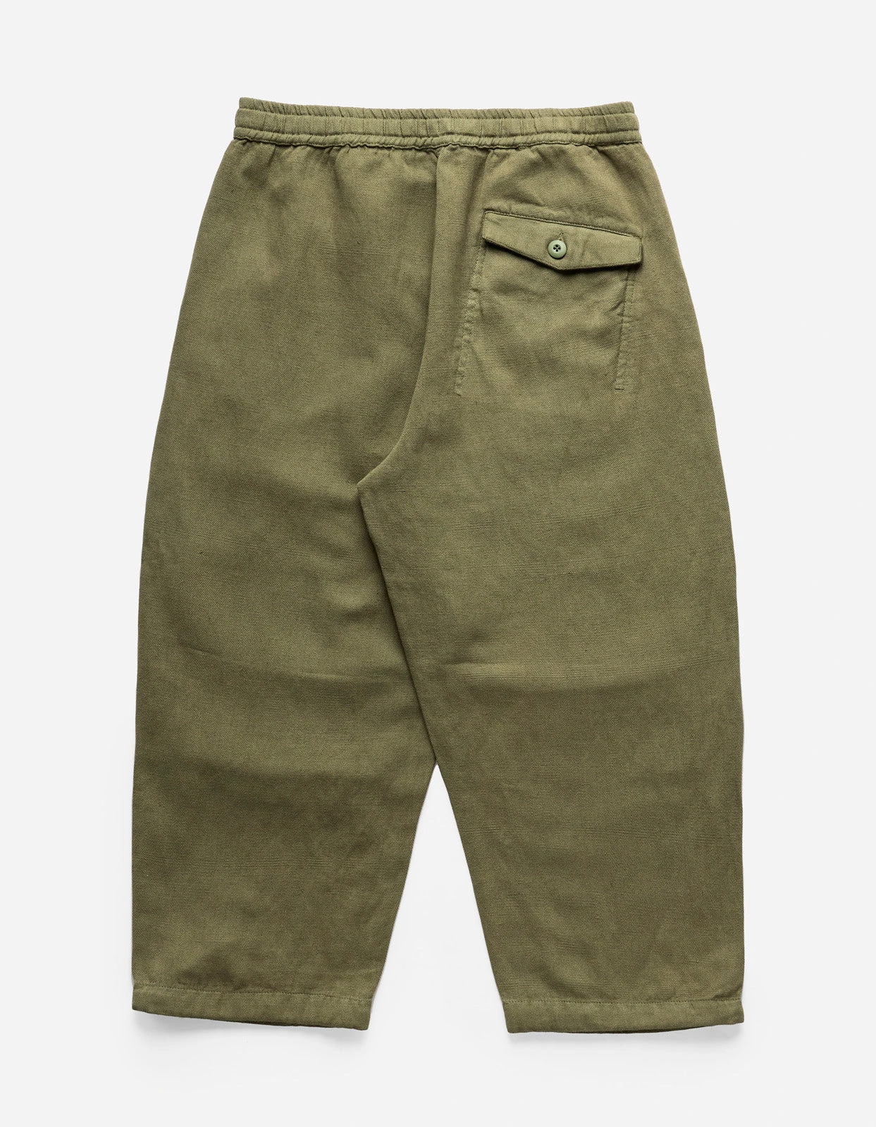 Maharishi 5008 Hemp Asym Cropped Track Pants Olive OG-107F 7 Maharishi 5008 Hemp Asym Cropped Track Pants Olive OG-107F - Image 7