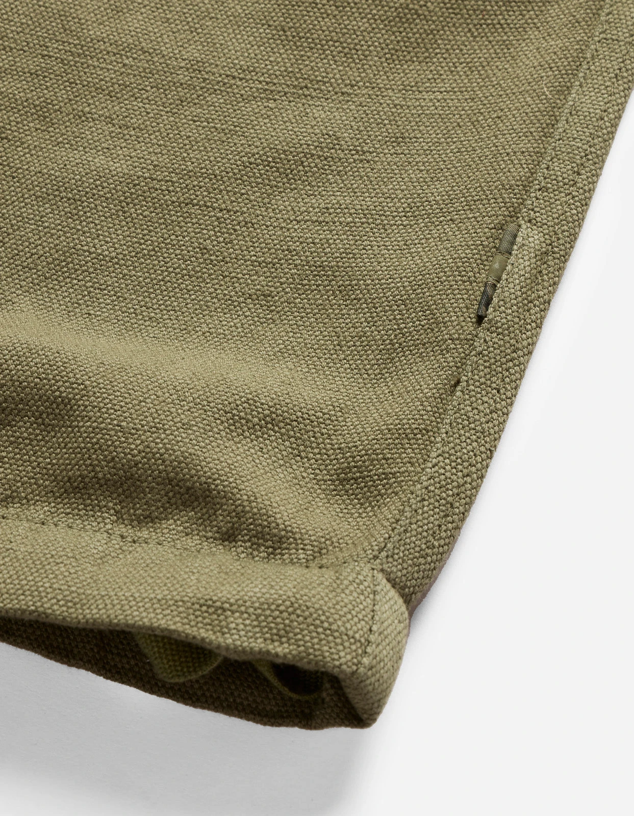 Maharishi 5008 Hemp Asym Cropped Track Pants Olive OG-107F 9 Maharishi 5008 Hemp Asym Cropped Track Pants Olive OG-107F - Image 9