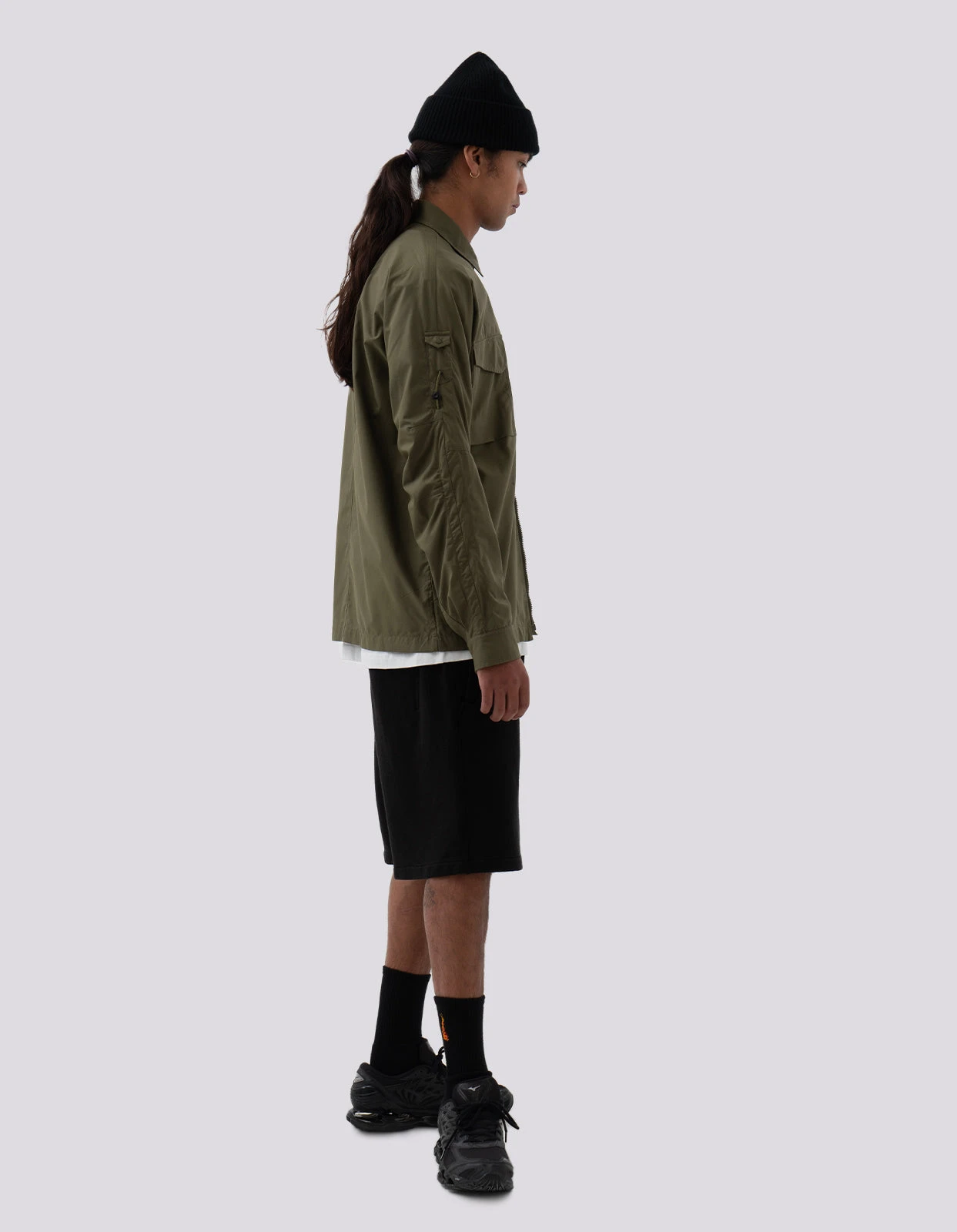 Maharishi 5004 Kesagiri Hemp Sweat Shorts Black BLK-108F 6 Maharishi 5004 Kesagiri Hemp Sweat Shorts Black BLK-108F - Image 6