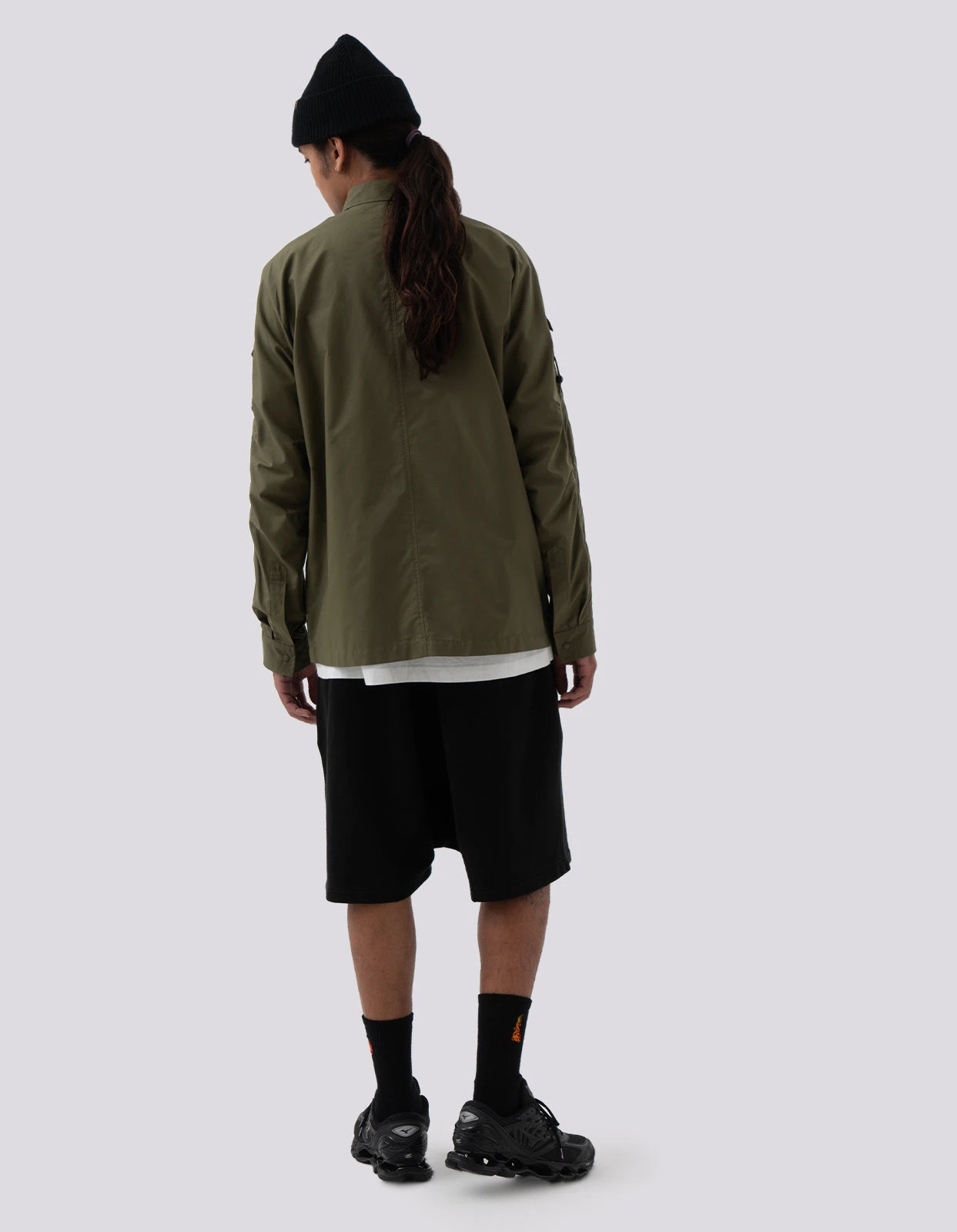 Maharishi 5004 Kesagiri Hemp Sweat Shorts Black BLK-108F 7 Maharishi 5004 Kesagiri Hemp Sweat Shorts Black BLK-108F - Image 7
