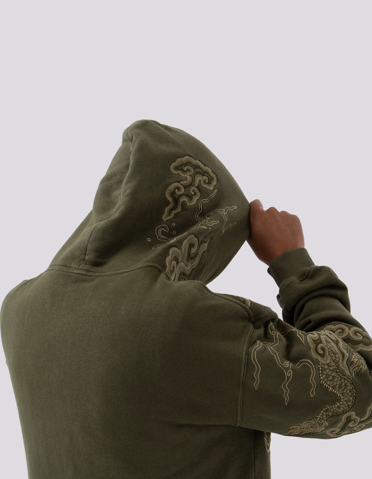 Maharishi 5014 30th Anniversary Hooded Sweat Olive 5 Maharishi 5014 30th Anniversary Hooded Sweat Olive - Image 5