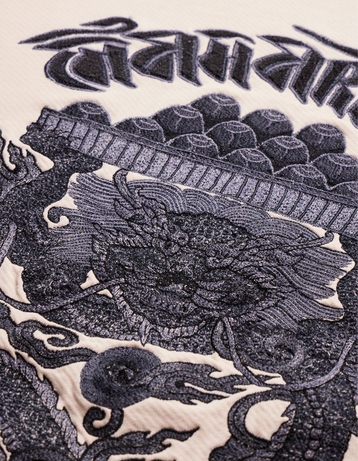 Maharishi 5015 Abundance Dragon Crew Sweat Ecru 9 Maharishi 5015 Abundance Dragon Crew Sweat Ecru - Image 9