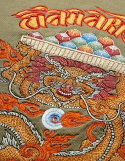 Maharishi 5015 Abundance Dragon Crew Sweat Olive OG-107F 8 Maharishi 5015 Abundance Dragon Crew Sweat Olive OG-107F -Maharishi Shop 5015 olive og 107f 40