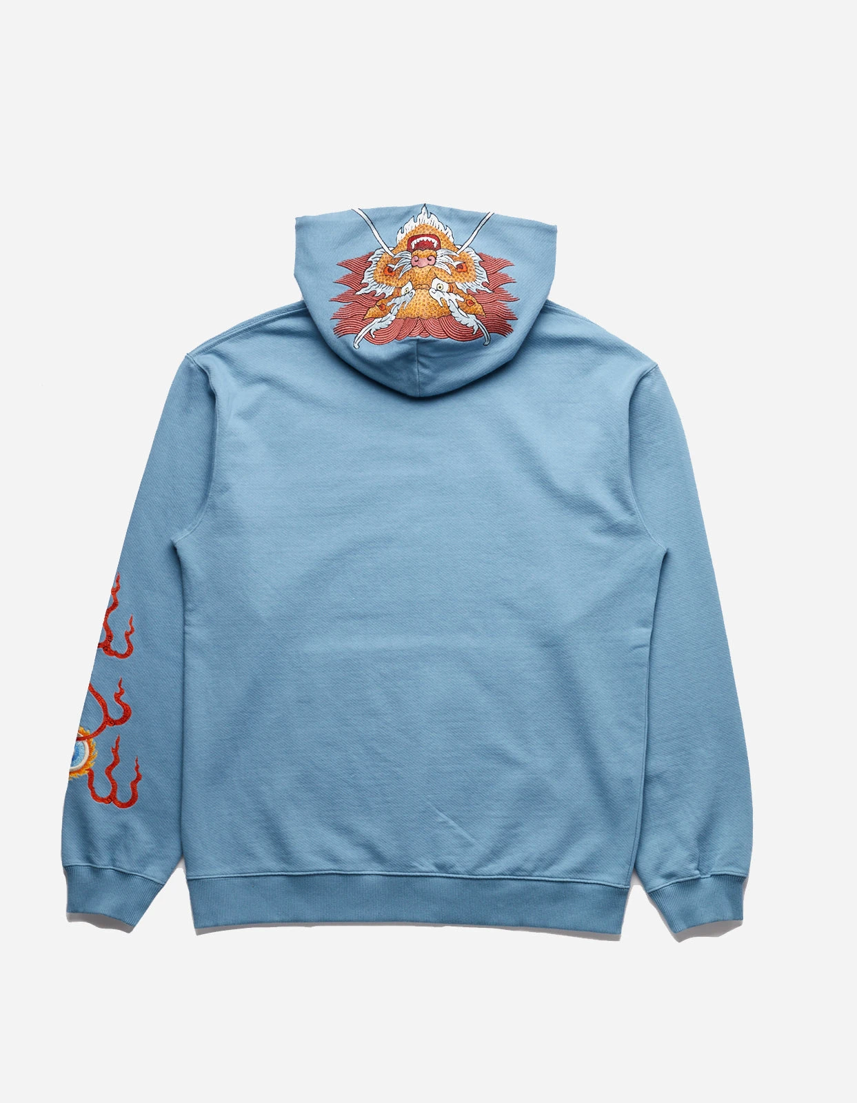 Maharishi 5016 Abundance Dragon Hooded Sweat Subdued Blue 7 Maharishi 5016 Abundance Dragon Hooded Sweat Subdued Blue - Image 7