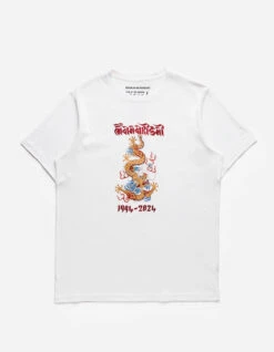 Maharishi 5017 Descending Dragon T-Shirt White