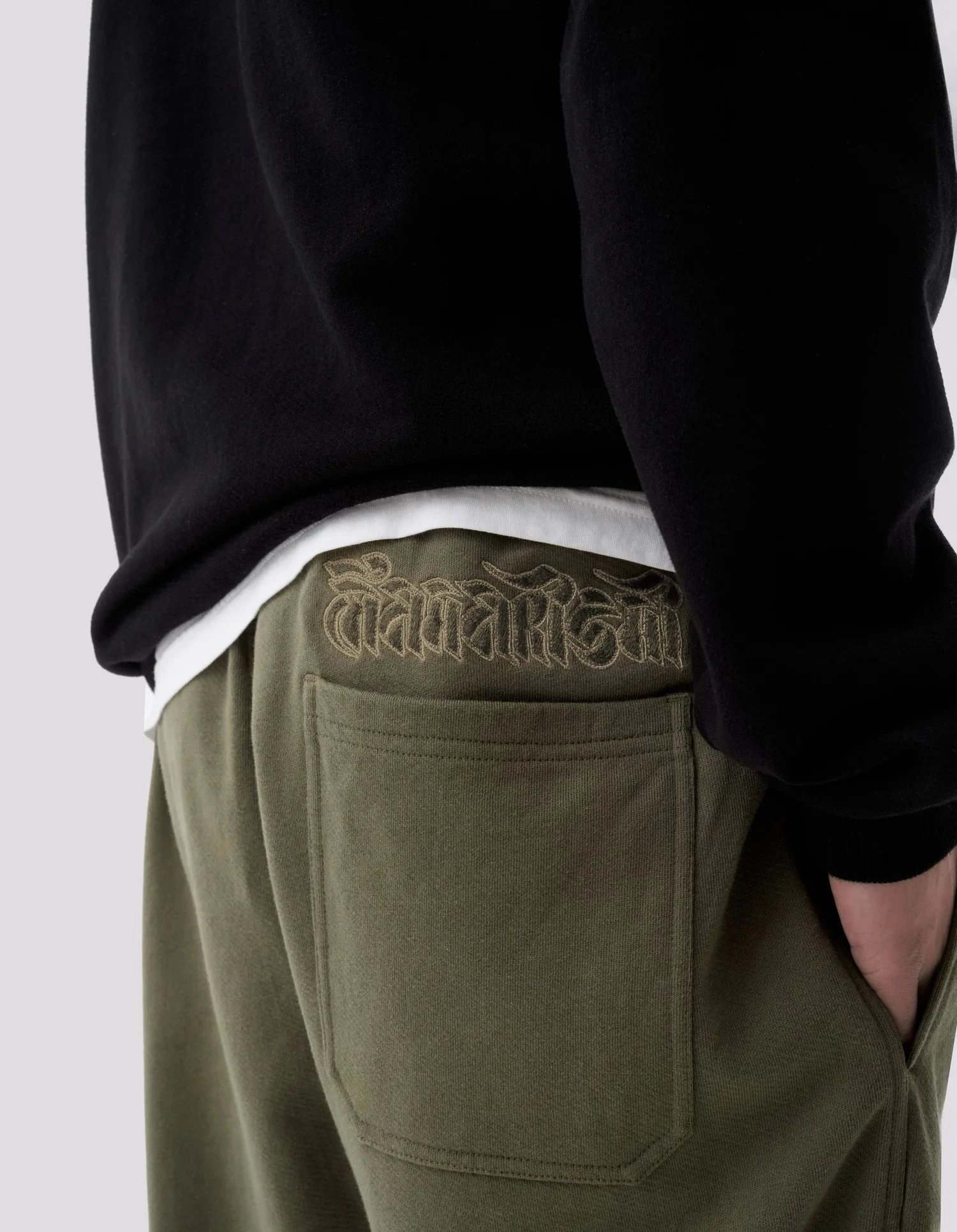 Maharishi 5018 Tibetan Sanskrit Sweatpants Olive OG-107F 8 Maharishi 5018 Tibetan Sanskrit Sweatpants Olive OG-107F - Image 8
