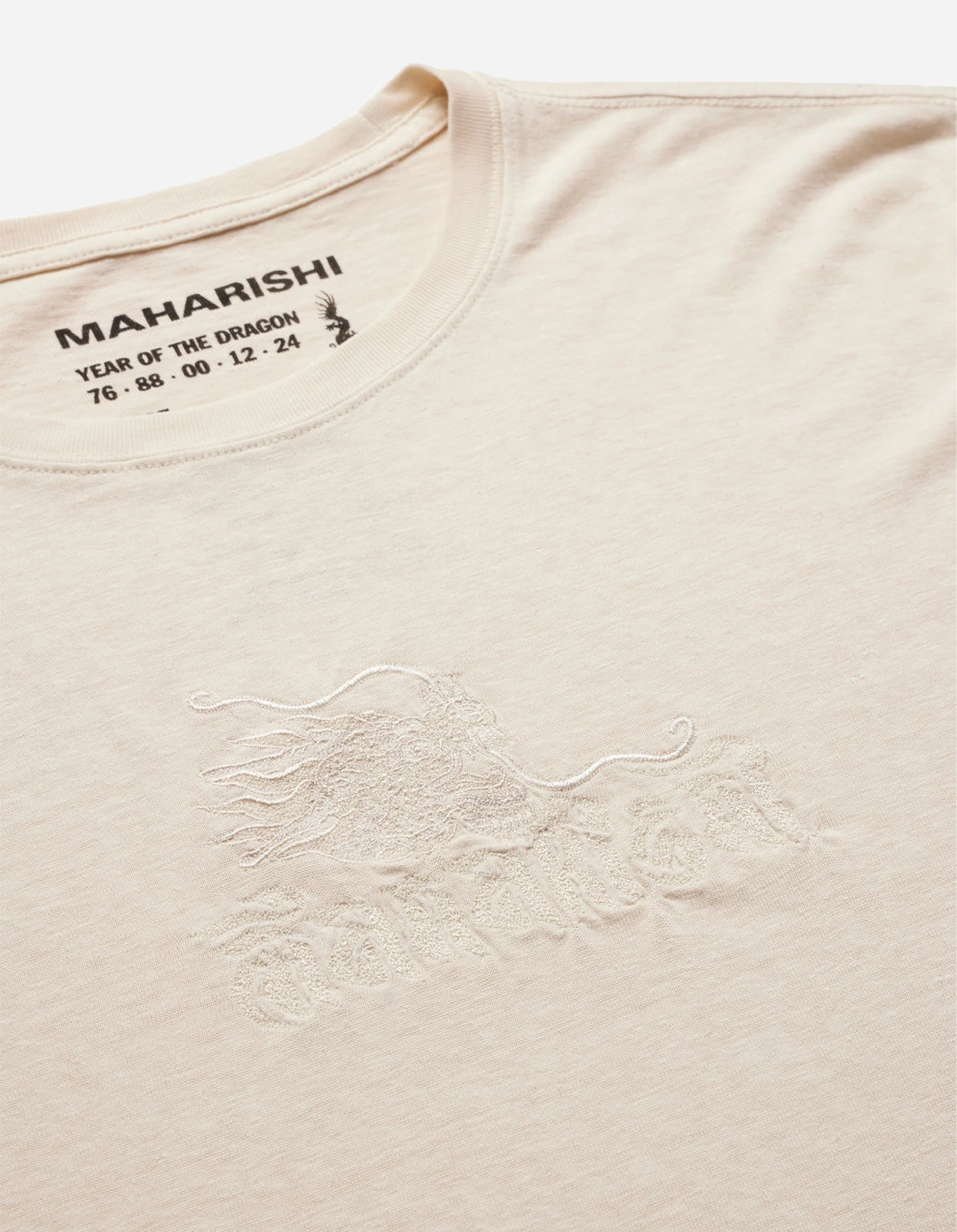 Maharishi 5019 30th Anniversary Dragon T-Shirt Ecru 2 Maharishi 5019 30th Anniversary Dragon T-Shirt Ecru - Image 2