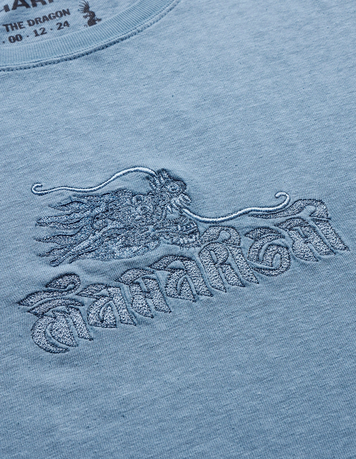 Maharishi 5019 30th Anniversary Dragon T-Shirt Subdued Blue 5 Maharishi 5019 30th Anniversary Dragon T-Shirt Subdued Blue - Image 5