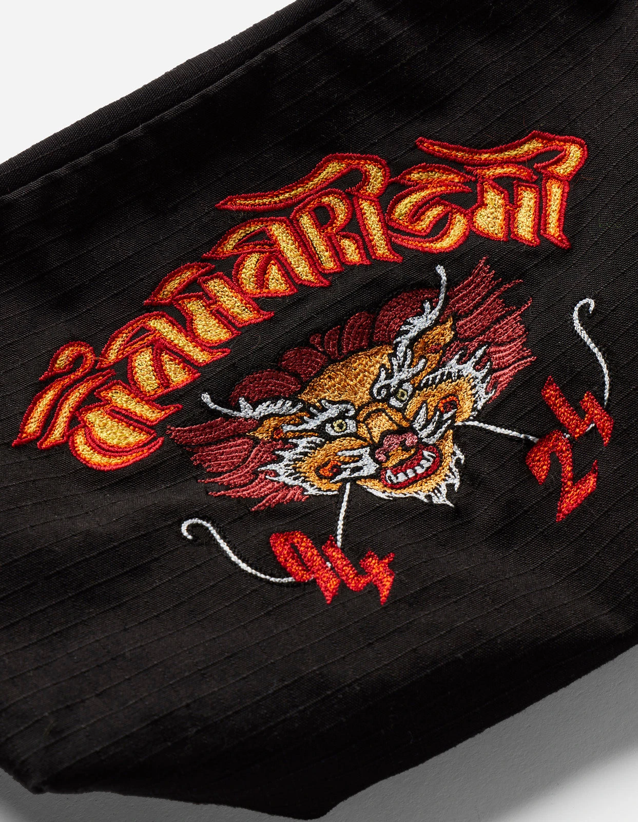 Maharishi 5024 Cordura® NYCO® Dragon Travel Pouch Black 6 Maharishi 5024 Cordura® NYCO® Dragon Travel Pouch Black - Image 6