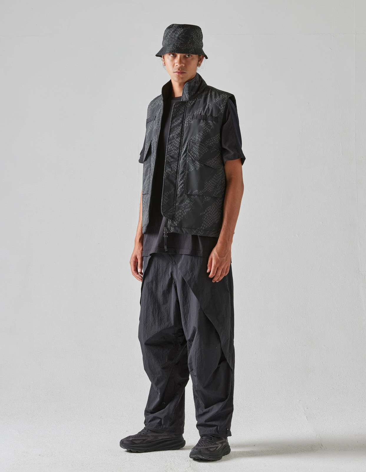 Maharishi 5034 Reflective Camo Padded Flak Vest Subdued Night 3 Maharishi 5034 Reflective Camo Padded Flak Vest Subdued Night - Image 3