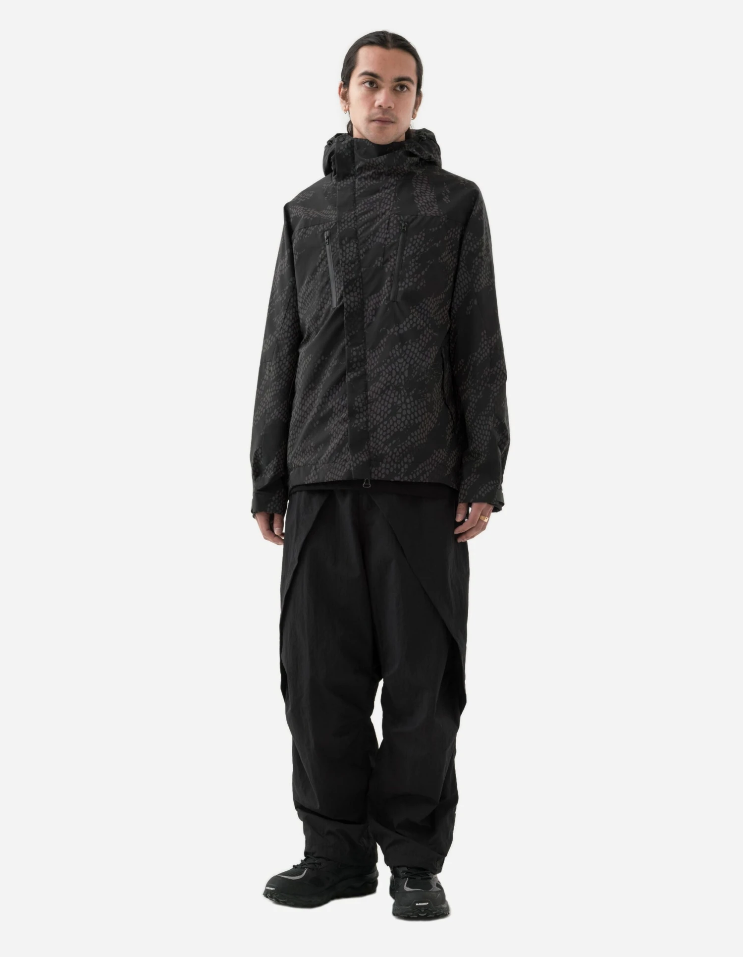 Maharishi 5035 Reflective Camo Asym Parka Subdued Night 3 Maharishi 5035 Reflective Camo Asym Parka Subdued Night - Image 3