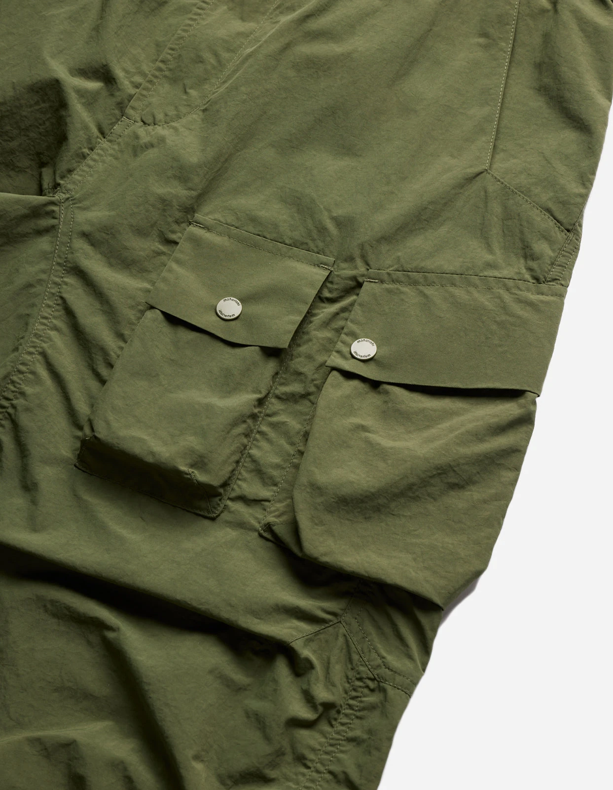 Maharishi 5040 Veg Dyed Cargo Track Pants Olive 9 Maharishi 5040 Veg Dyed Cargo Track Pants Olive - Image 9