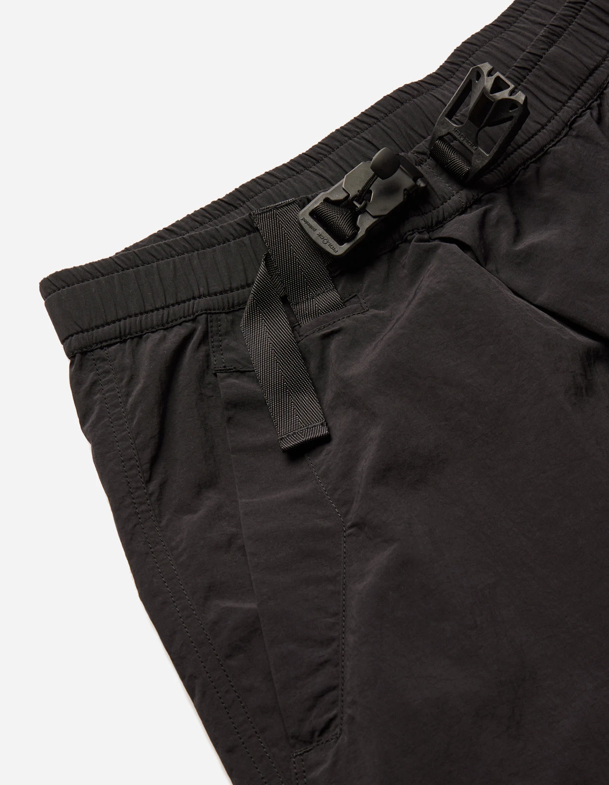 Maharishi 5041 Veg Dyed Asym Cargo Track Shorts Black 8 Maharishi 5041 Veg Dyed Asym Cargo Track Shorts Black - Image 8
