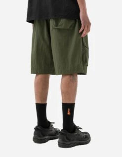 Maharishi 5041 Veg Dyed Asym Cargo Track Shorts Olive 15 Maharishi 5041 Veg Dyed Asym Cargo Track Shorts Olive -Maharishi Shop 5041 olive 70