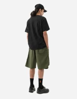 Maharishi 5041 Veg Dyed Asym Cargo Track Shorts Olive 17 Maharishi 5041 Veg Dyed Asym Cargo Track Shorts Olive -Maharishi Shop 5041 olive 90