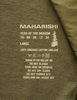 Maharishi 5043 Asym Articulated Hooded Sweat Olive OG-107F -Maharishi Shop 5043 olive 43 Green
