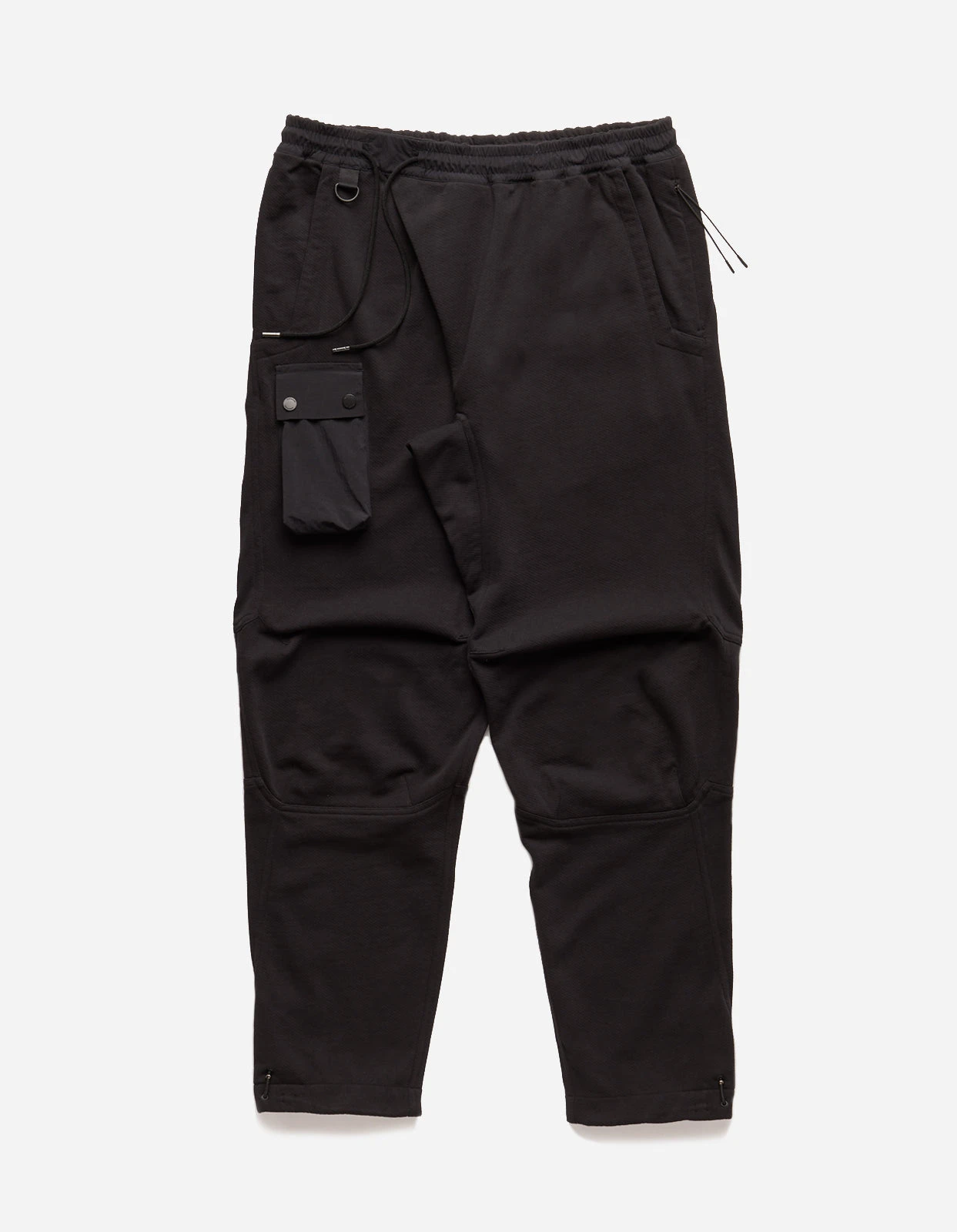 Maharishi 5044 Asym Articulated Sweatpants Black 1 Maharishi 5044 Asym Articulated Sweatpants Black