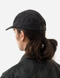 Maharishi 5048 WR Bonded 5 Panel Cap Black -Maharishi Shop 5048 black 60