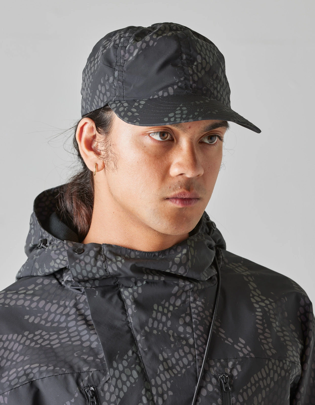 Maharishi 5054 Camo Reflective 6 Panel Cap Subdued Night 2 Maharishi 5054 Camo Reflective 6 Panel Cap Subdued Night - Image 2