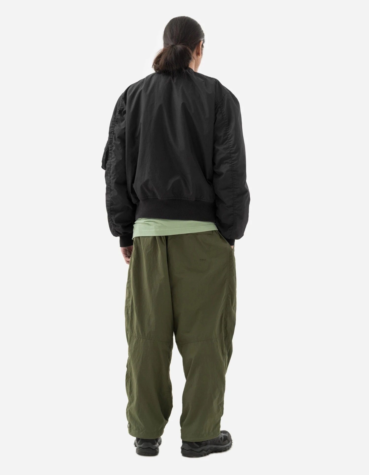 Maharishi 5056 Monk MA-1 Flight Jacket Black 4 Maharishi 5056 Monk MA-1 Flight Jacket Black - Image 4