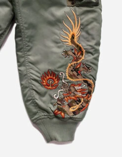 Maharishi 5059 Dragon CWU-45 Flight Jacket Sage -Maharishi Shop 5059 sage 42 Green