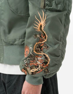 Maharishi 5059 Dragon CWU-45 Flight Jacket Sage -Maharishi Shop 5059 sage 60